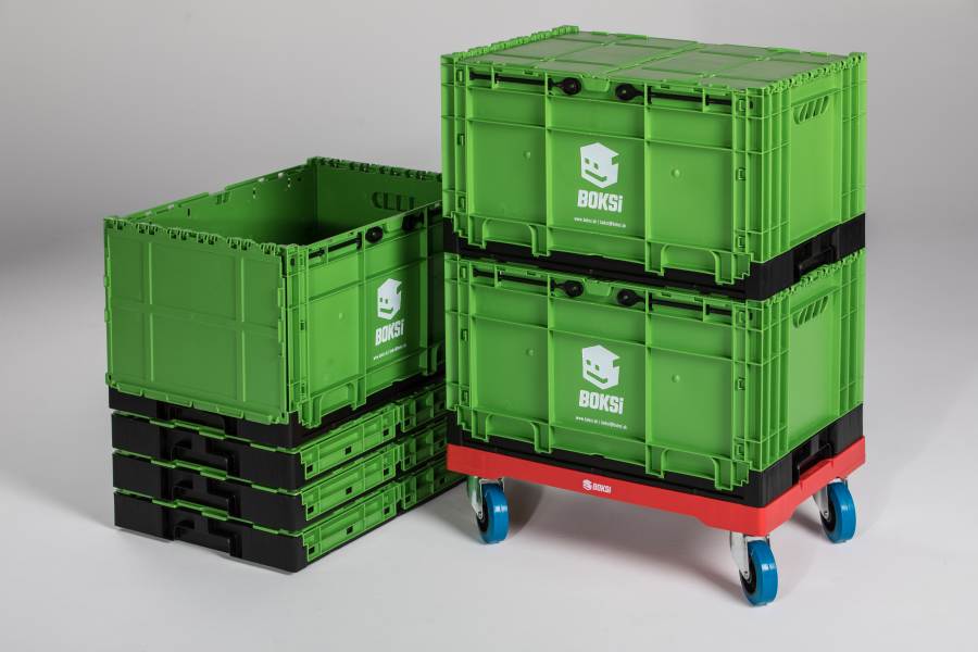 Recyklovateľné plastové boxy na sťahovanie